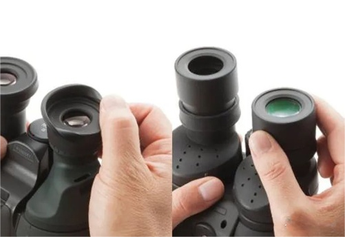 How to Adjust Rubber Eyecups